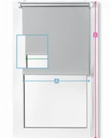 Roleta termo zaciemniająca – Thermo Premium – Szary