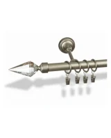 Karnisz metalowy pojedynczy ORFEUSZ Satyna 19 mm