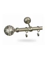 Karnisz metalowy pojedynczy GOPLANA Satyna 19 mm