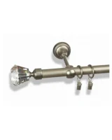 Karnisz metalowy pojedynczy FIGARO Satyna 19 mm