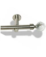 Karnisz metalowy pojedynczy CARMEN Stal 19 mm