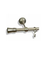 Karnisz metalowy pojedynczy LARGO Satyna 16 mm