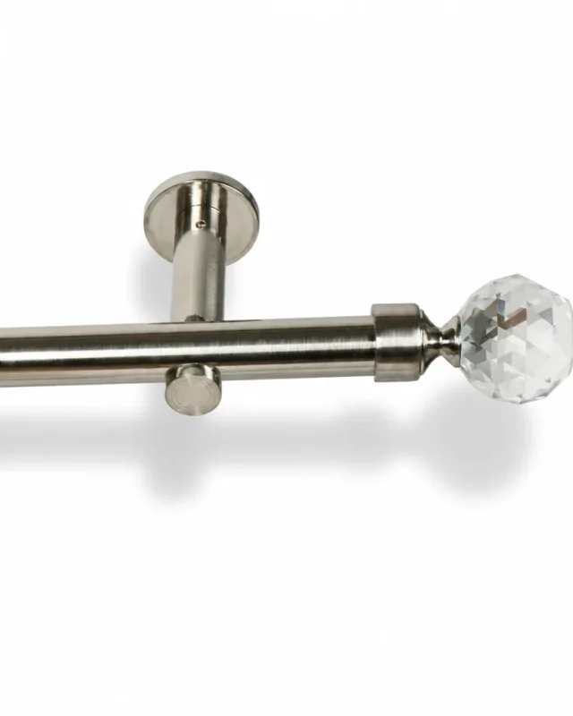 Karnisz metalowy pojedynczy CARMEN Stal 19 mm