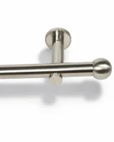 Karnisz metalowy pojedynczy BOLOGNA Stal 19 mm