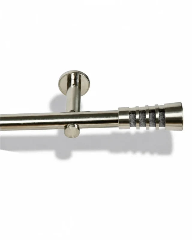 Karnisz metalowy pojedynczy VERDI Stal 19 mm