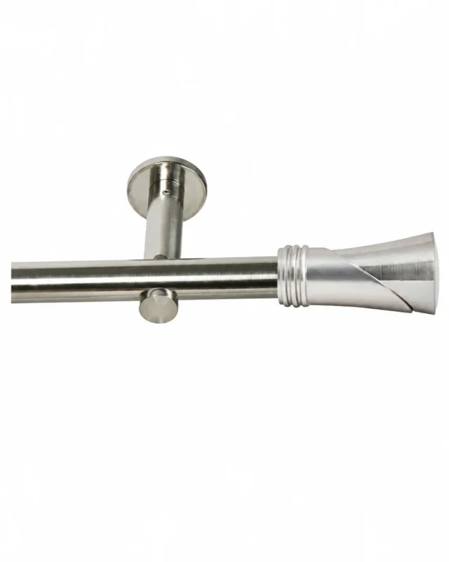 Karnisz metalowy pojedynczy VIVALDI Stal 19 mm