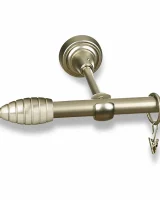 Karnisz metalowy pojedynczy  ALLEGRO Satyna 16 mm
