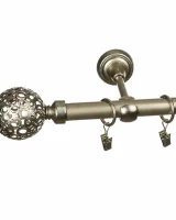 Karnisz metalowy pojedynczy GOPLANA Satyna 19 mm