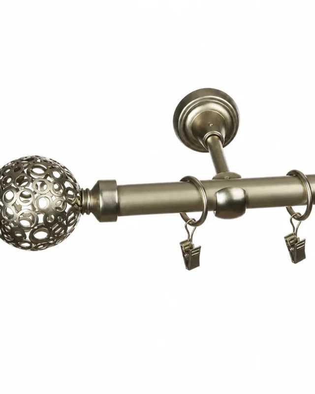 Karnisz metalowy pojedynczy GOPLANA Satyna 19 mm