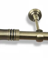 Karnisz metalowy pojedynczy IMPERIA Złoty Antyk 25 mm