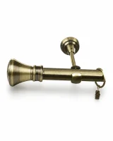 Karnisz metalowy pojedynczy SIENA Złoty Antyk 25 mm