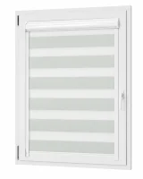 Roleta w kasecie Aluminiowej Dzień Noc Soft z prowadnicą – Pistacja