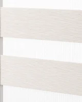 Roleta w kasecie Aluminiowej Dzień Noc Natural z prowadnicą – Melanż Kremowy