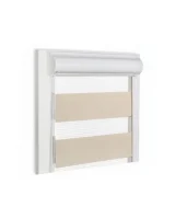 Roleta w kasecie PCV Dzień Noc system żyłkowy – Classic Cappuccino