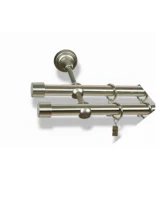 Karnisz metalowy podwójny UVERTURA STAL 19 mm
