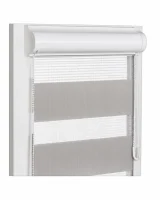 Roleta w kasecie PCV Dzień Noc system żyłkowy – Classic Szary