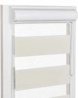 Roleta w kasecie PCV Dzień Noc system żyłkowy – Classic Kremowy