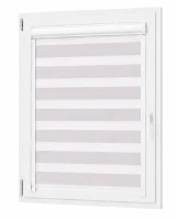 Roleta w kasecie Aluminiowej Dzień Noc Soft z prowadnicą – Jasnoróżowy