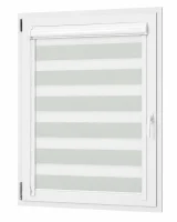 Roleta w kasecie Aluminiowej Dzień Noc Soft z prowadnicą – Pistacja