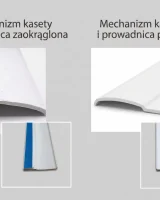 Roleta w kasecie Aluminiowej Dzień Noc Classic z prowadnicą – Beżowy Marmurkowy