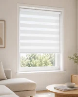 Roleta Dzień Noc na wymiar Classic Premium – BIAŁY